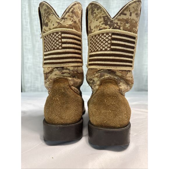 Ariat Boot Sport Patriot Western Sand Storm Camo USA Flag10019959 Men’s Size 8.5 main image 8